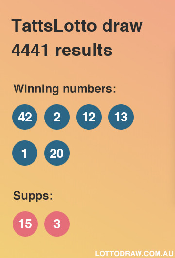 Tattslotto results clearance last 10